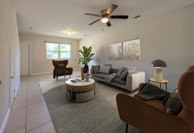 Renovated living room
